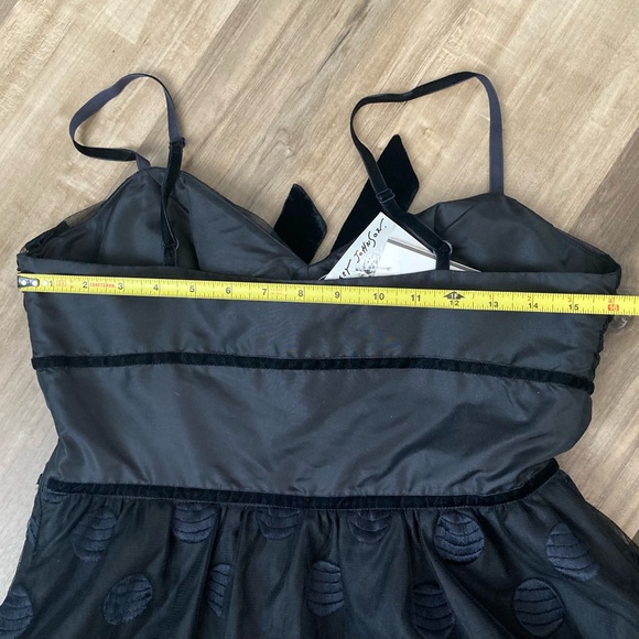 [Betsey Johnson] NWT Vintage Polka Dot Bubble Mini Dress 10 - Picture 6 of 13